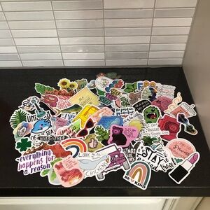 75+ misc. individual stickers